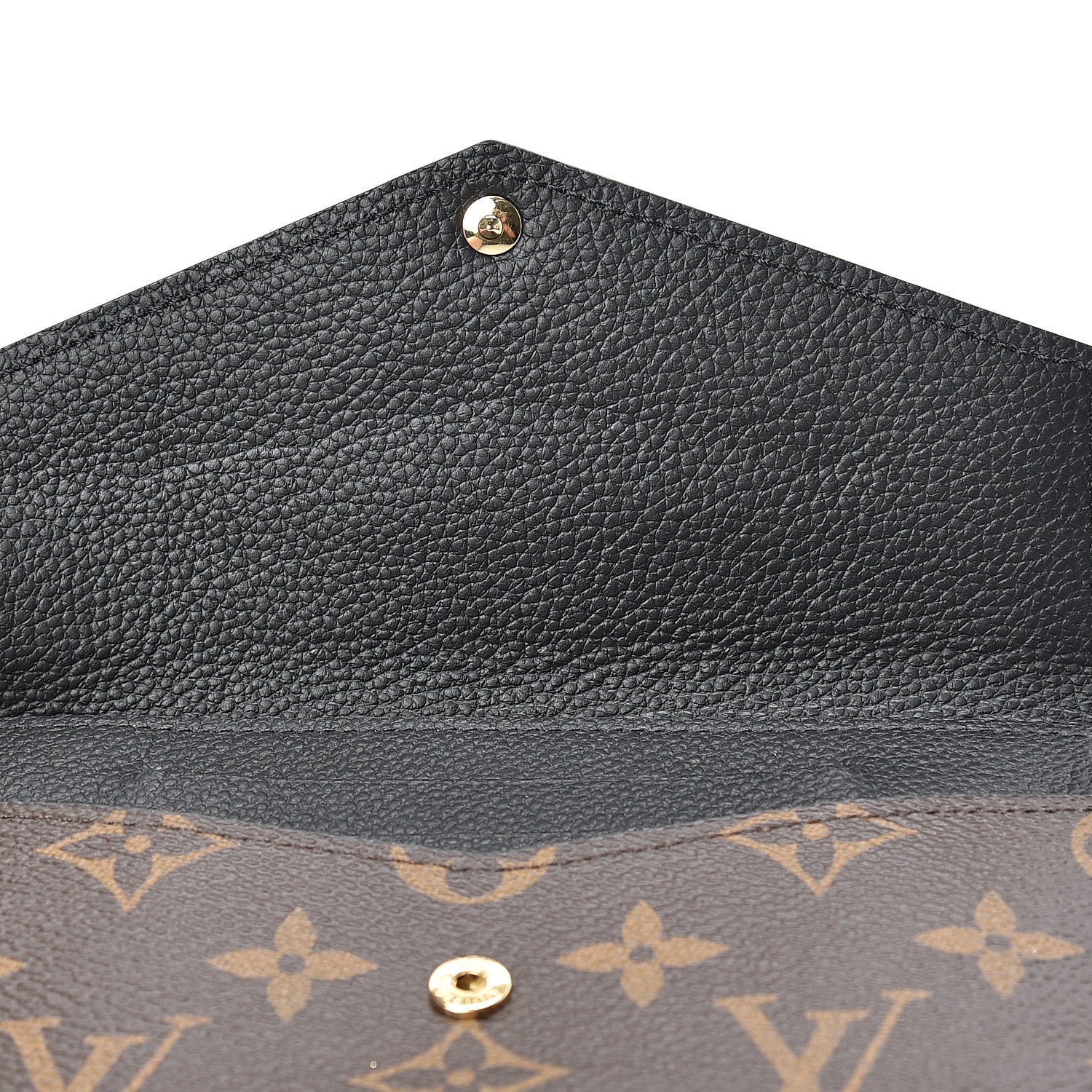 Louis Vuitton Monogram Pallas Compact Wallet Black 10 of 11