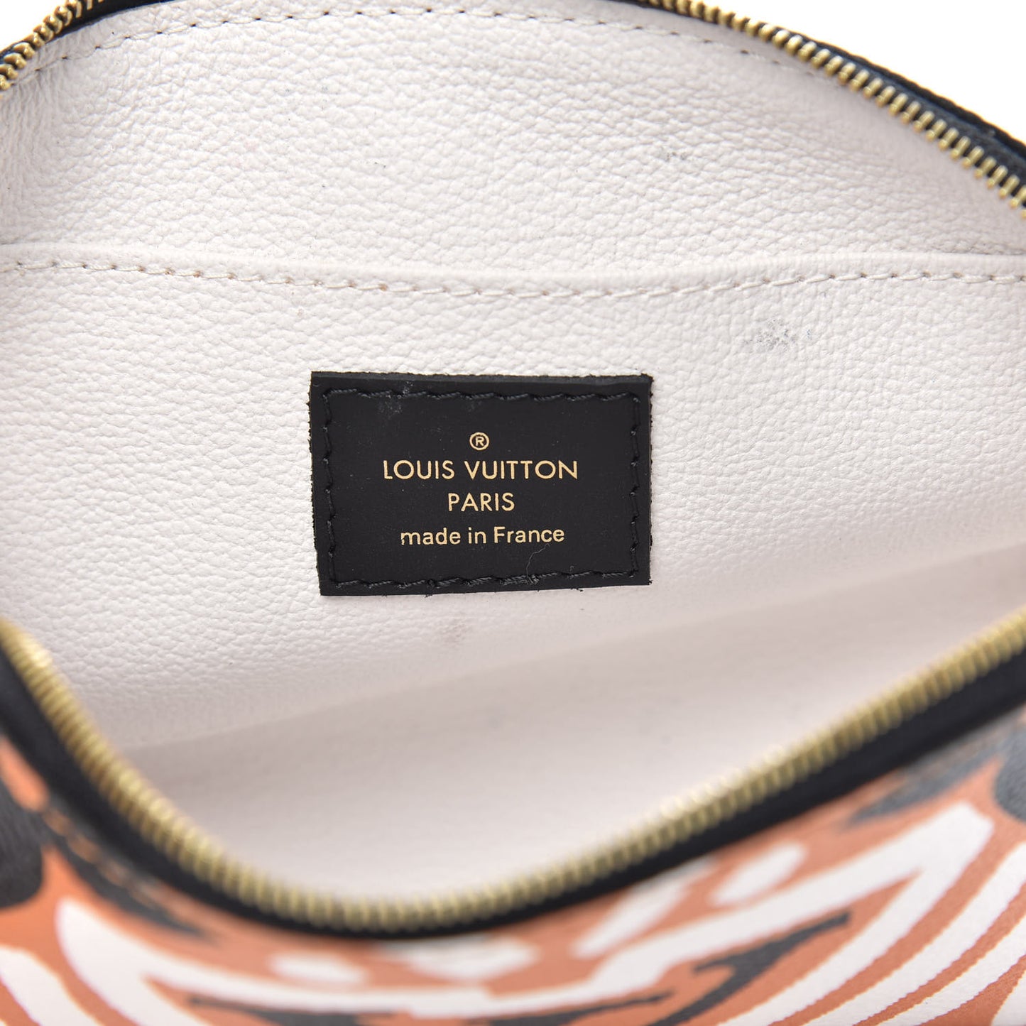 Monogram Giant Crafty Cosmetic Pouch Crème Caramel