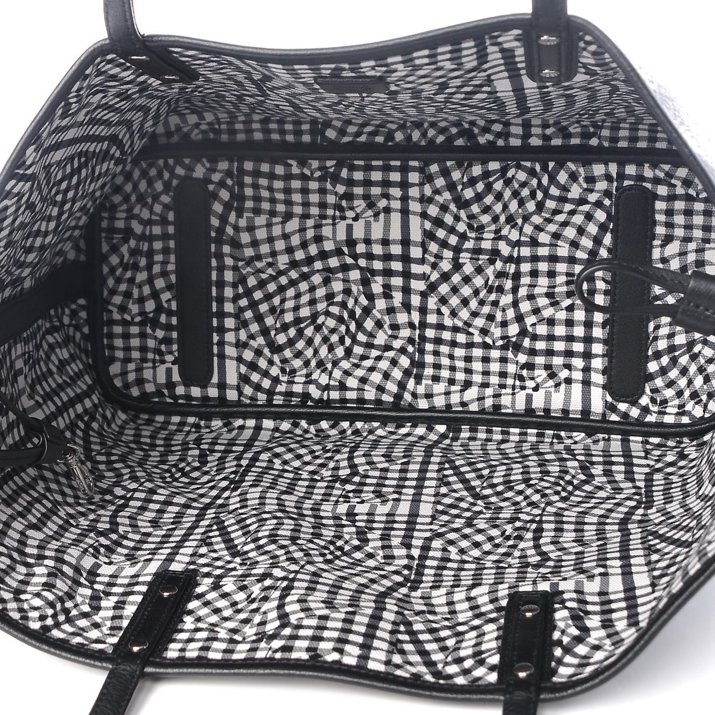 Visetos Medium Reversible Shopper Tote Black
