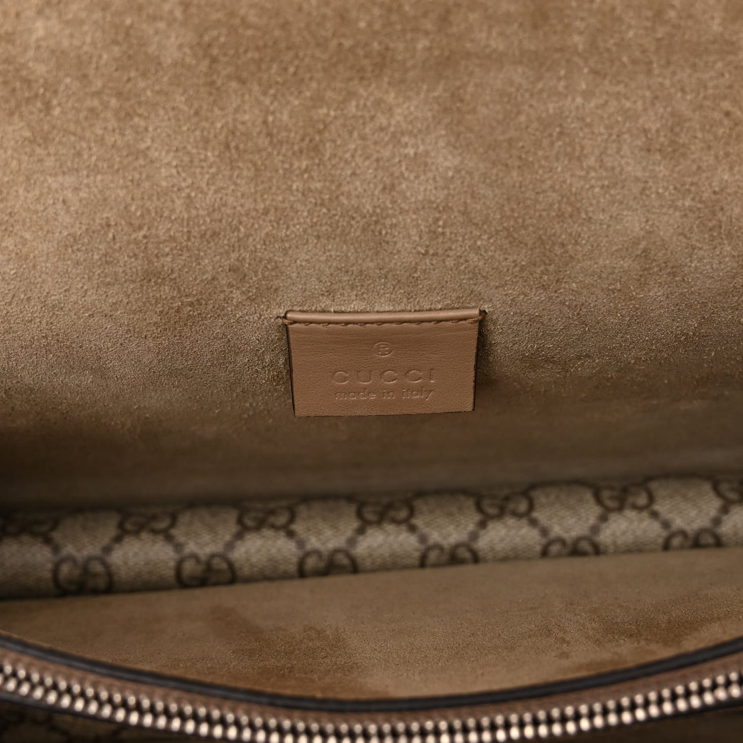 GG Supreme Monogram Small Dionysus Shoulder Bag Taupe
