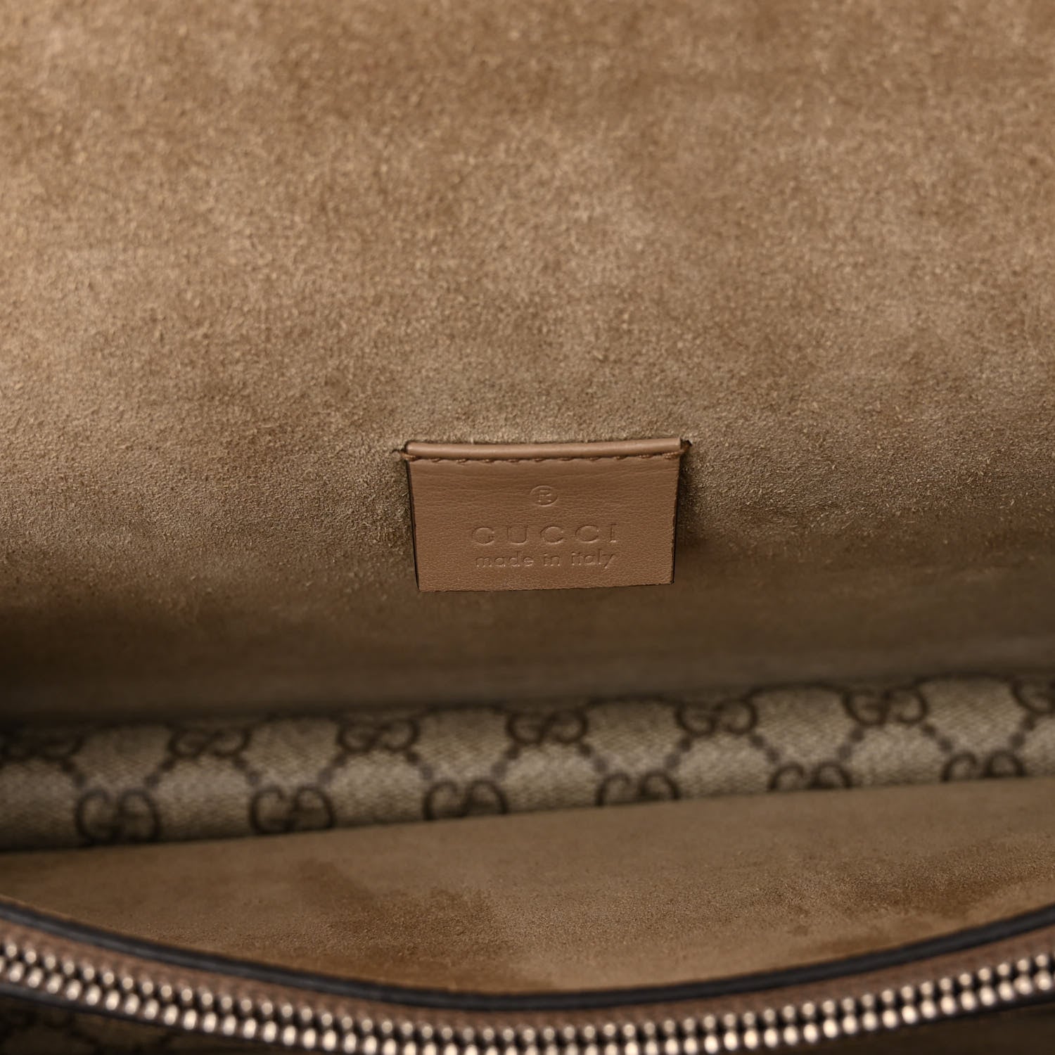 Gucci GG Supreme Monogram Small Dionysus Shoulder Bag Taupe 6 of 10
