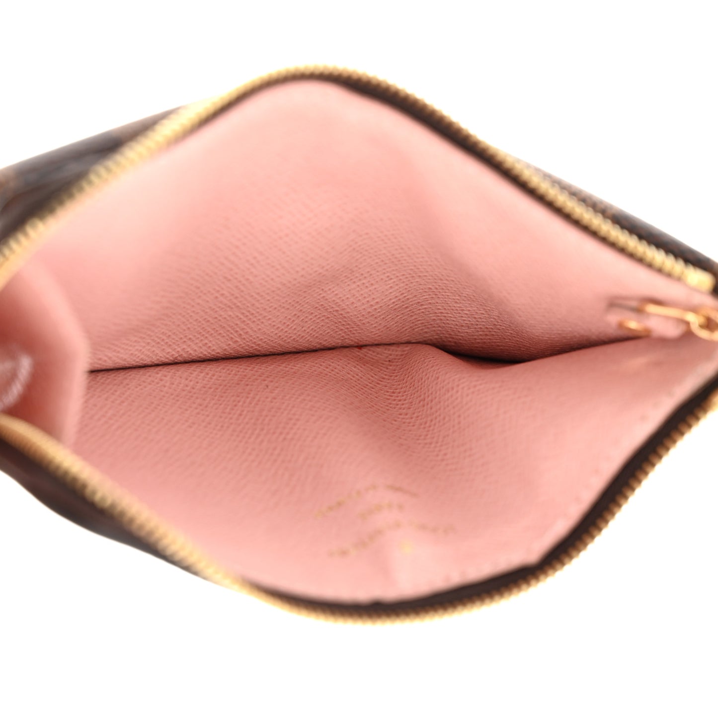 Damier Ebene Recto Verso Card Holder Rose Ballerine