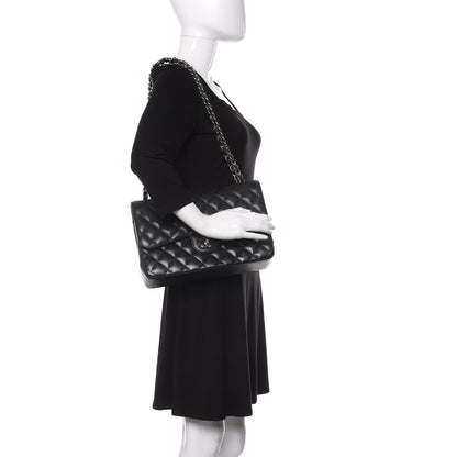 Chanel Caviar Quilted Jumbo Double Flap Black 2 of 11