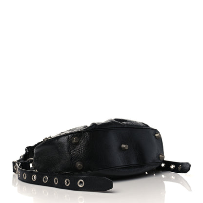 Balenciaga Agneau Arena Small Le Cagole Shoulder Bag Black 4 of 10
