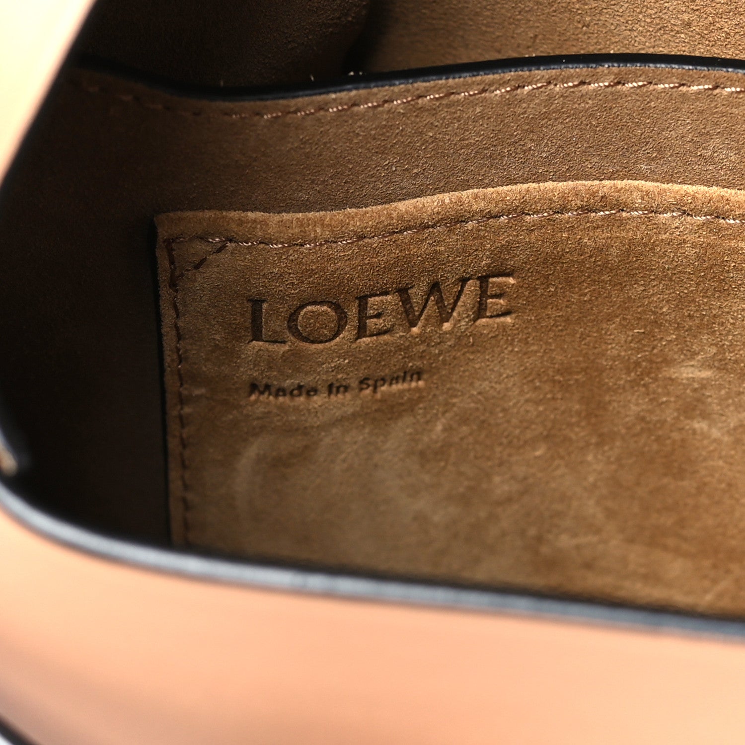 Loewe Calfskin Small Gate Crossbody Bag Taupe 6 of 8