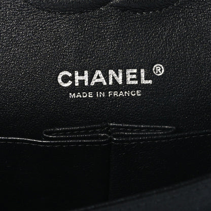 Chanel Jersey Quilted Medium Double Flap Black 6 of 9