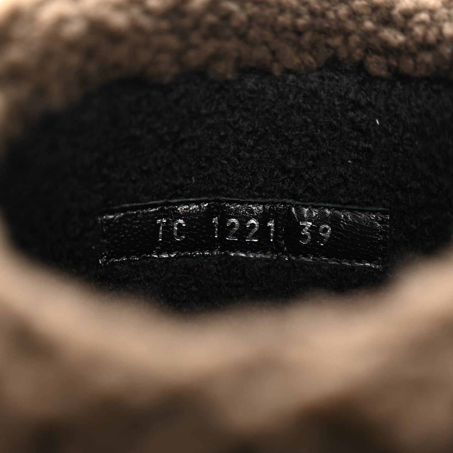 Suede Calfskin Shearling Snowdrop Flat Ankle Boot 39 Khaki