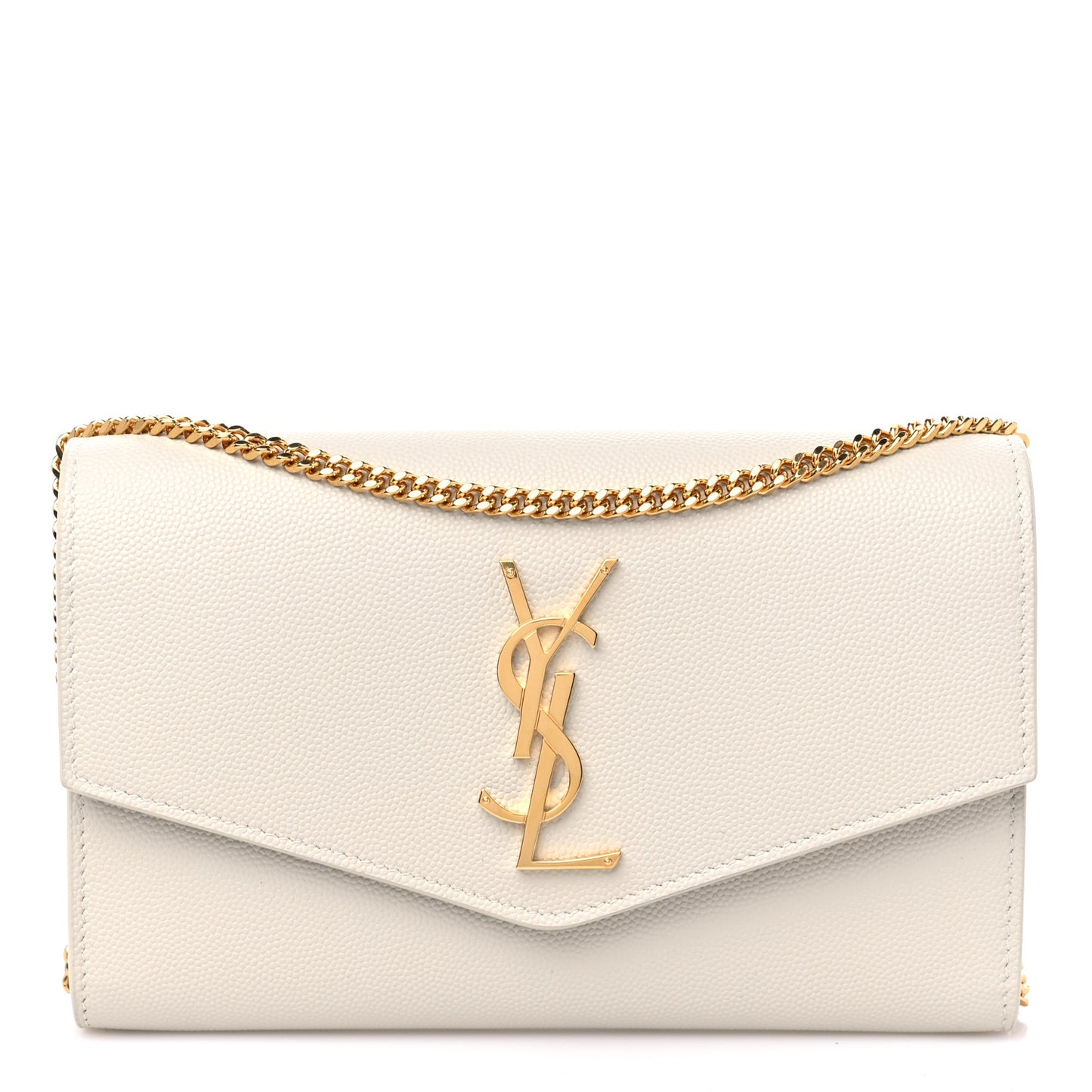Grain De Poudre Monogram Uptown Chain Wallet Crema Soft