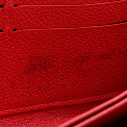 Louis Vuitton Empreinte Zippy Wallet Cherry 9 of 11