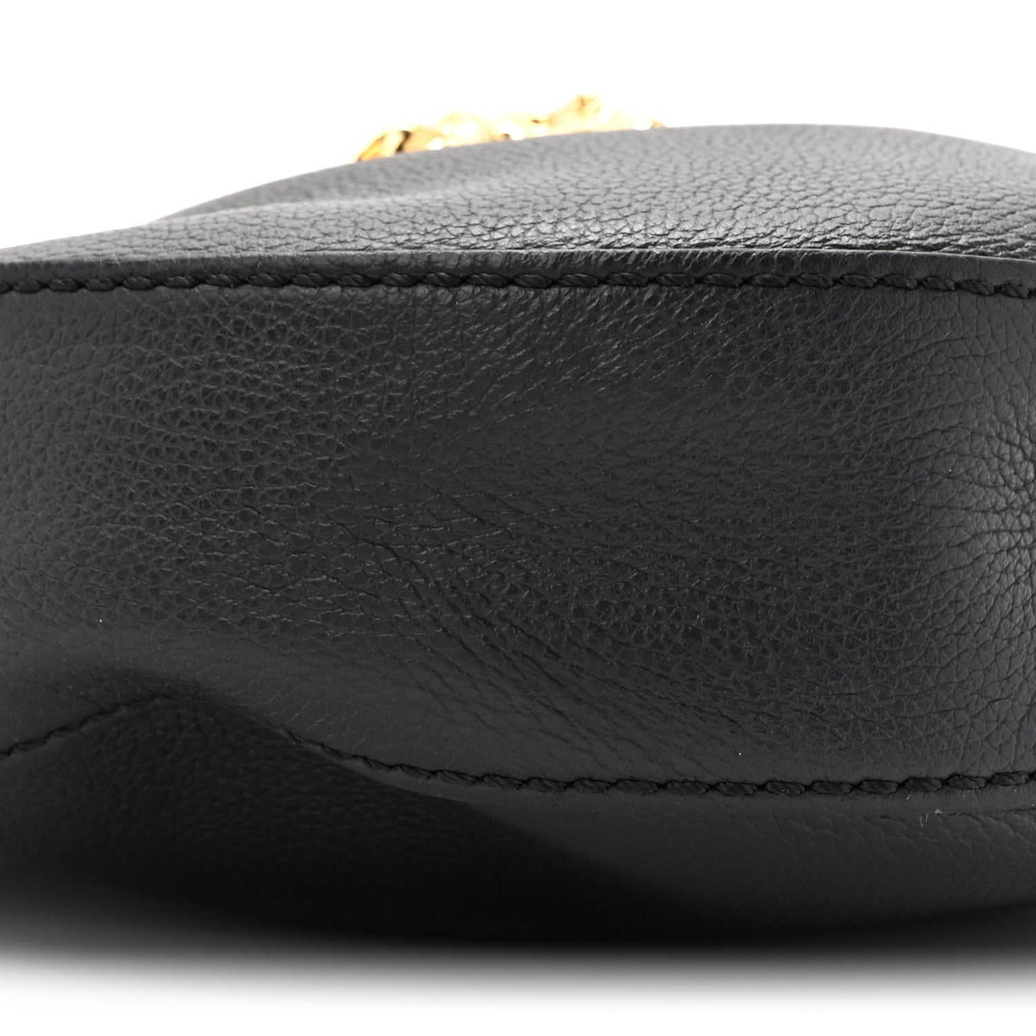 Versace Calfskin La Medusa Round Camera Bag Black 9 of 11