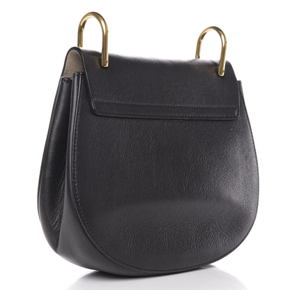 Chloe Calfskin Perforated Drew Shoulder Bag Black 5 of 20