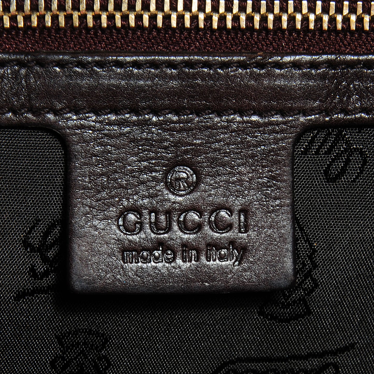 Patent Leather Small Hysteria Tortoise Brown