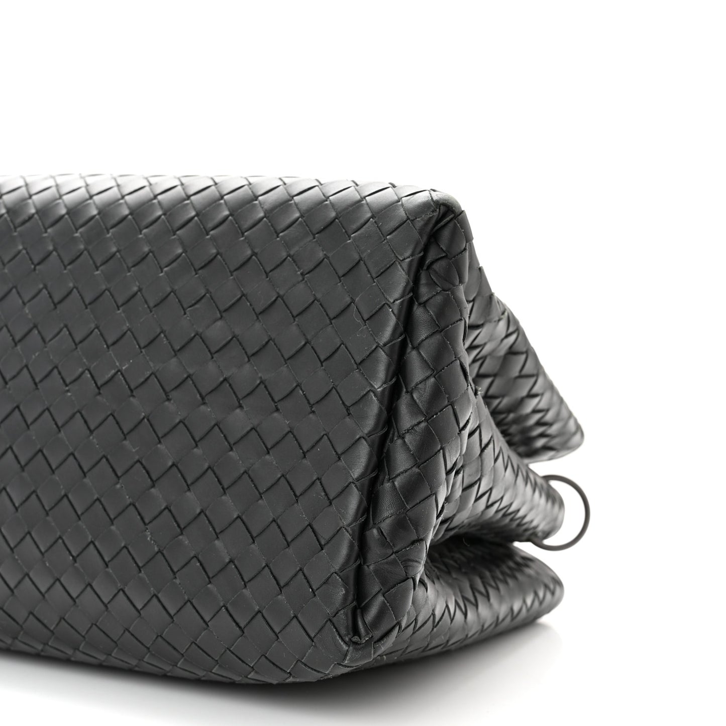 Nappa Intrecciato Small Roma Tote Black