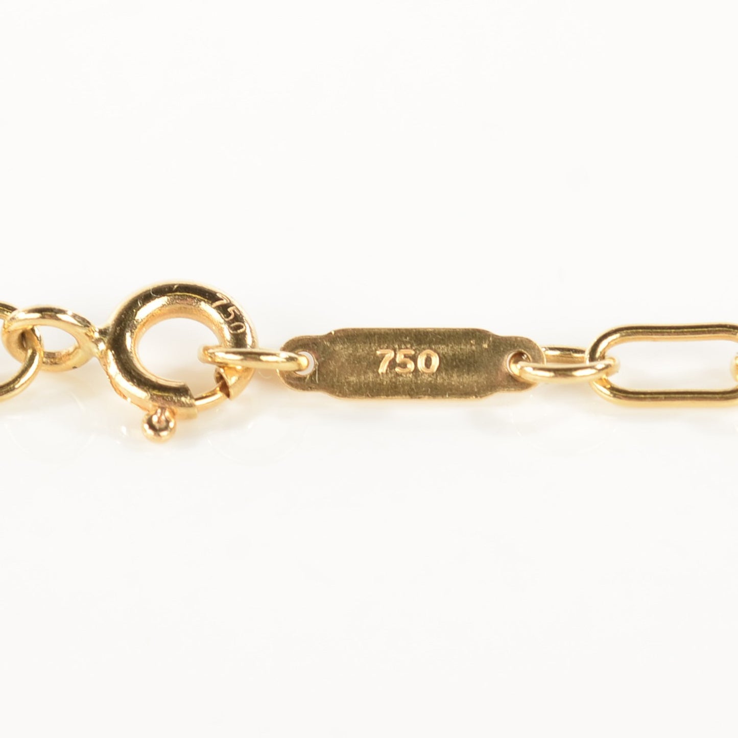 18K Yellow Gold Petals Key Pendant Necklace