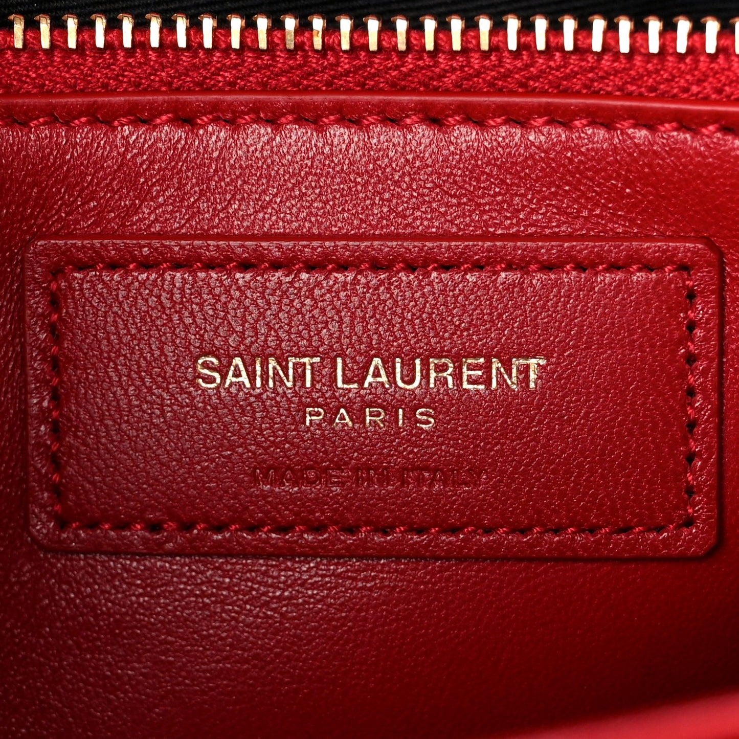 Smooth Calfskin Le Maillon Satchel Rouge Eros