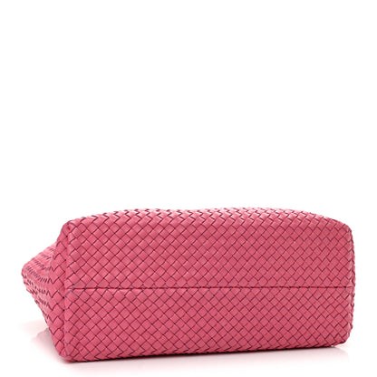Bottega Veneta Lambskin Intreccio Medium Cabat Milkshake 5 of 13
