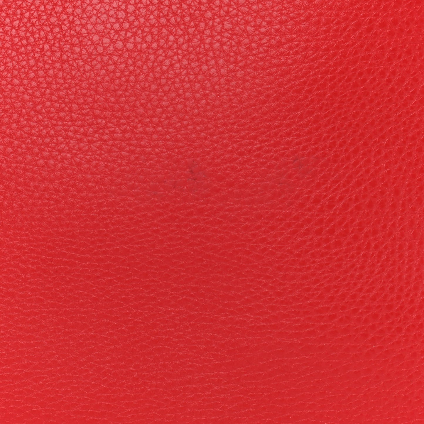 Grained Calfskin Small Rockstud Shoulder Tote Rouge Pur