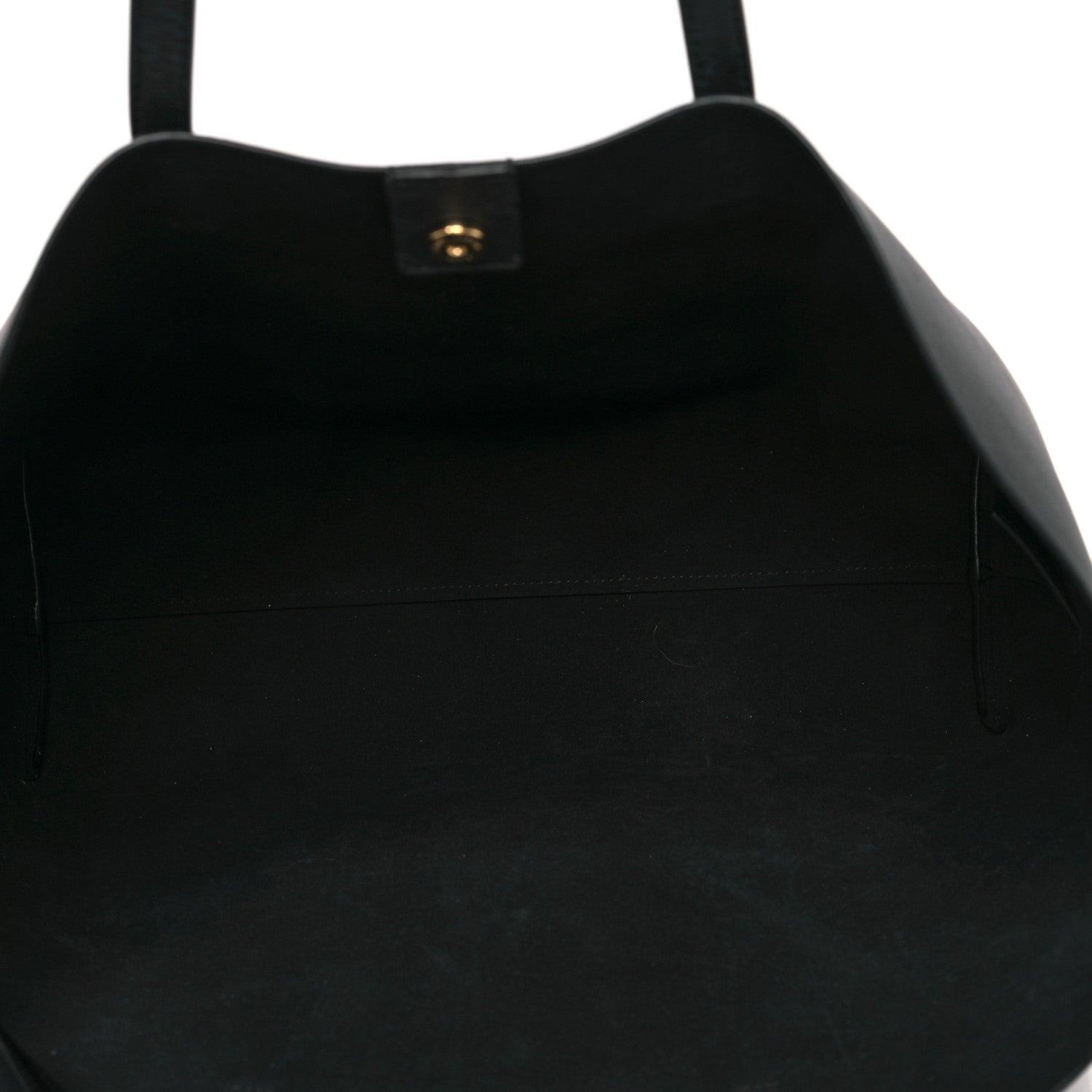 Saint Laurent Calfskin Large Shopping Tote Black 6 of 9