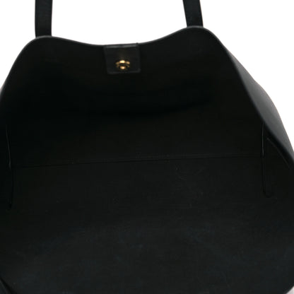 Saint Laurent Calfskin Large Shopping Tote Black 6 of 9