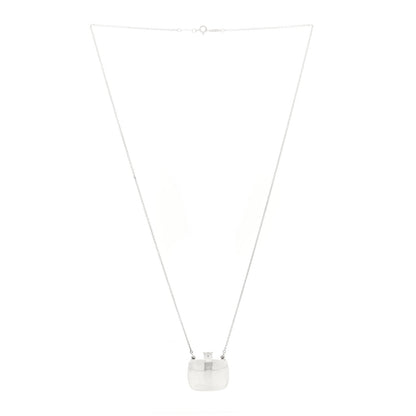 Tiffany Sterling Silver Elsa Peretti Square Bottle Pendant Necklace 3 of 5