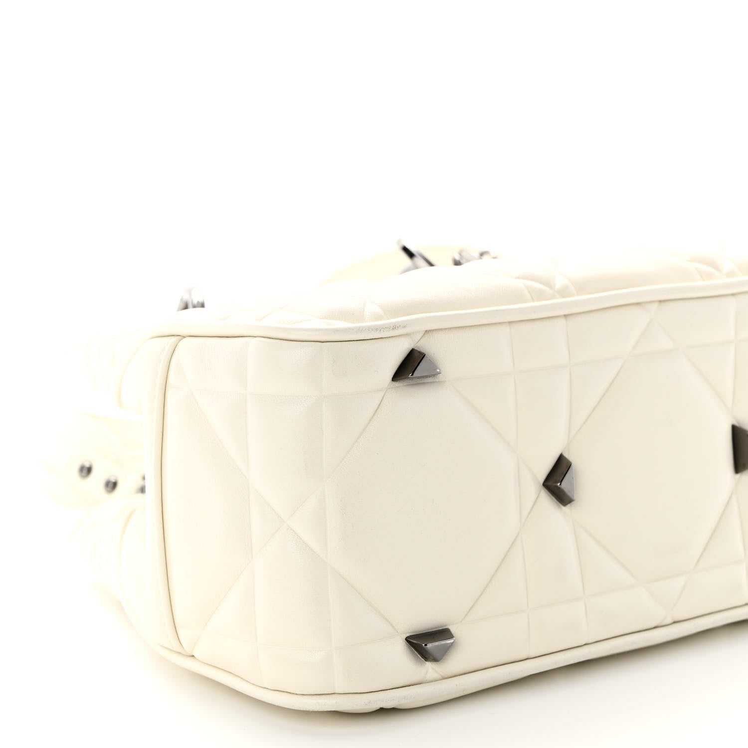 Christian Dior Calfskin Cannage Small The Lady 95.22 Ivory 8 of 10