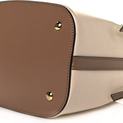 Burberry Calfskin Small Peggy Bucket Bag Cream 7 of 7