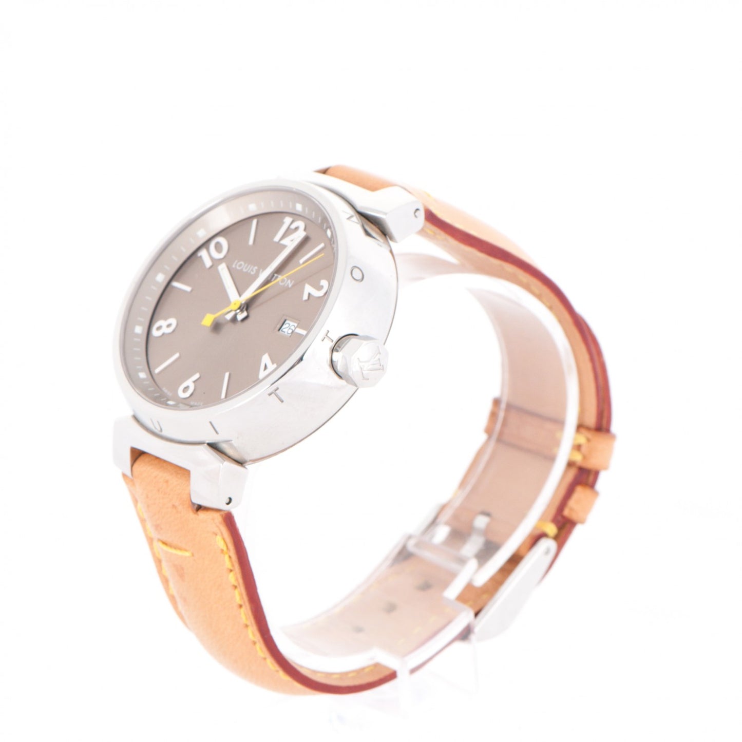 Stainless Steel Vachetta 39mm Tambour Quartz Watch Champagne