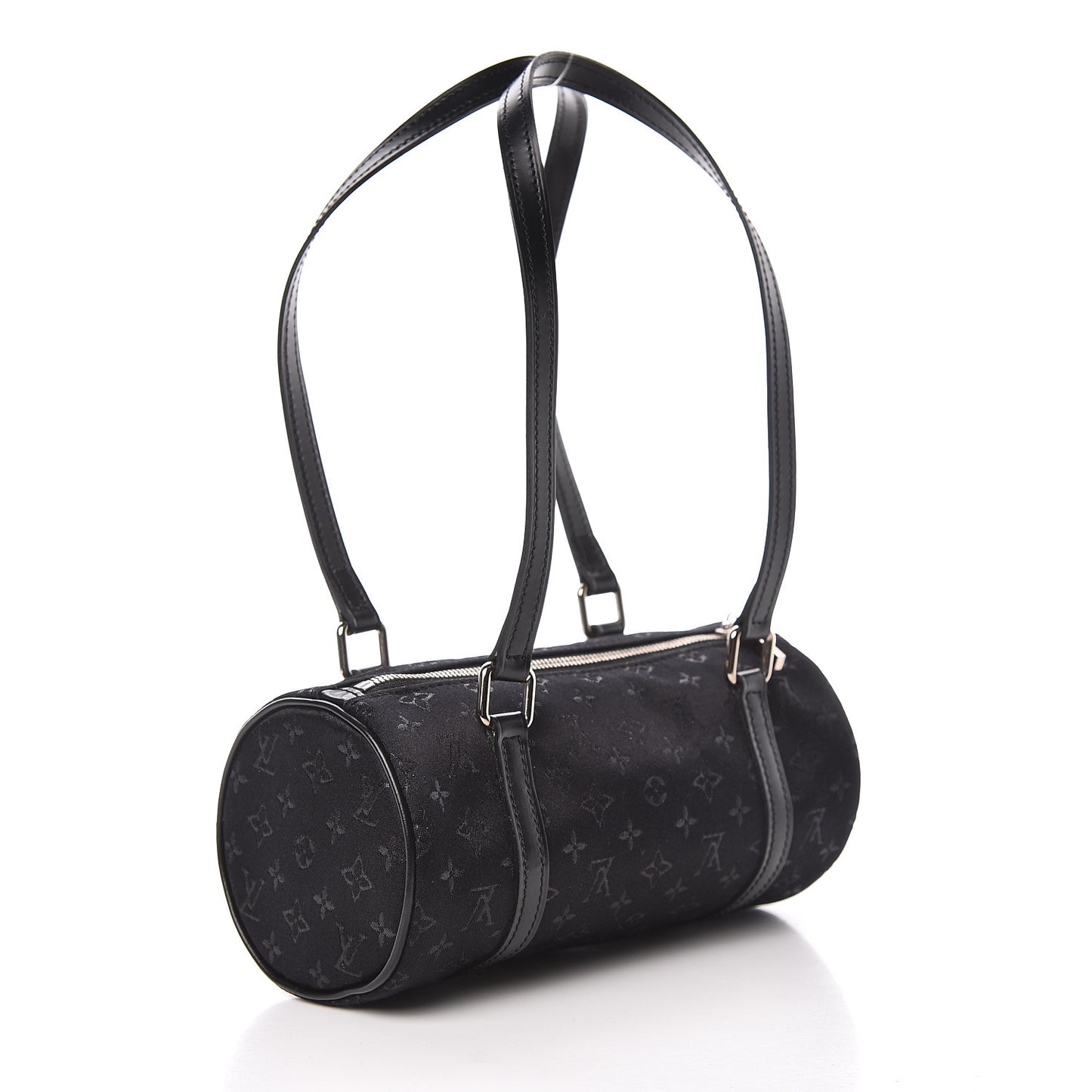 Satin Monogram Mini Papillon Black