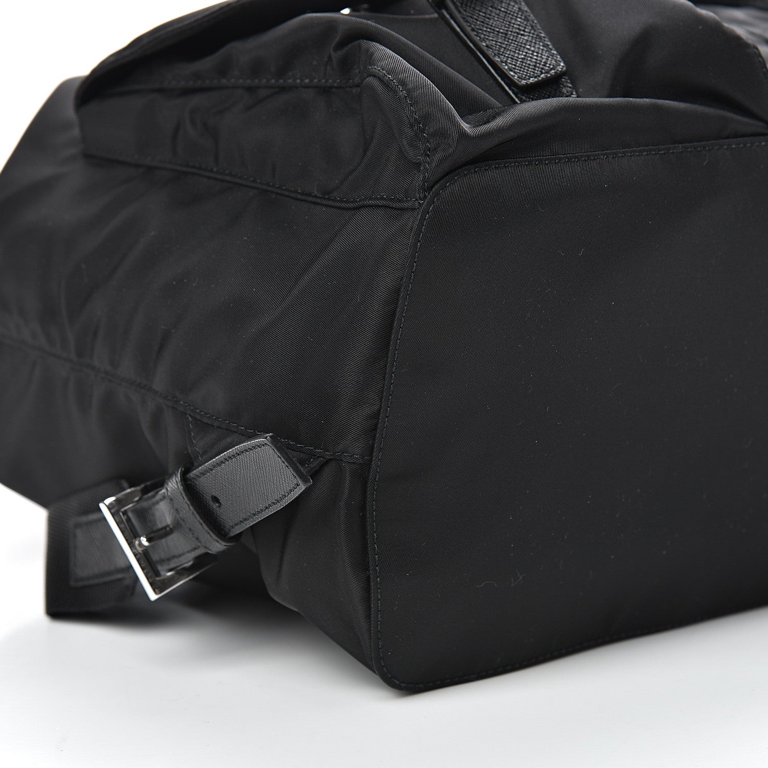 Prada Tessuto Nylon Vela Saffiano Large Backpack Black 9 of 10