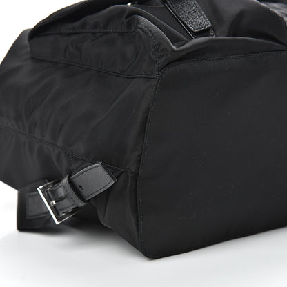Prada Tessuto Nylon Vela Saffiano Large Backpack Black 9 of 10