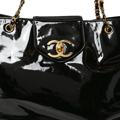 Chanel Caviar XL Weekender Bag Black 7 of 9