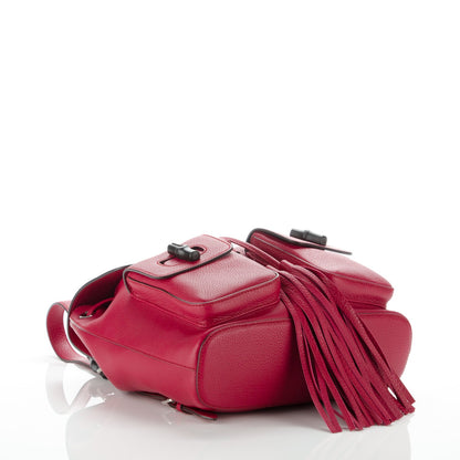 Gucci Cellarius Calfskin Medium Bamboo Backpack Petunia 4 of 7