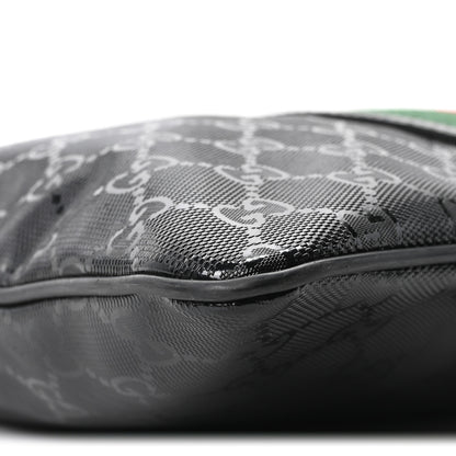 Gucci Imprime Monogram Web Medium 500 by Gucci Flat Messenger Bag Black 9 of 10