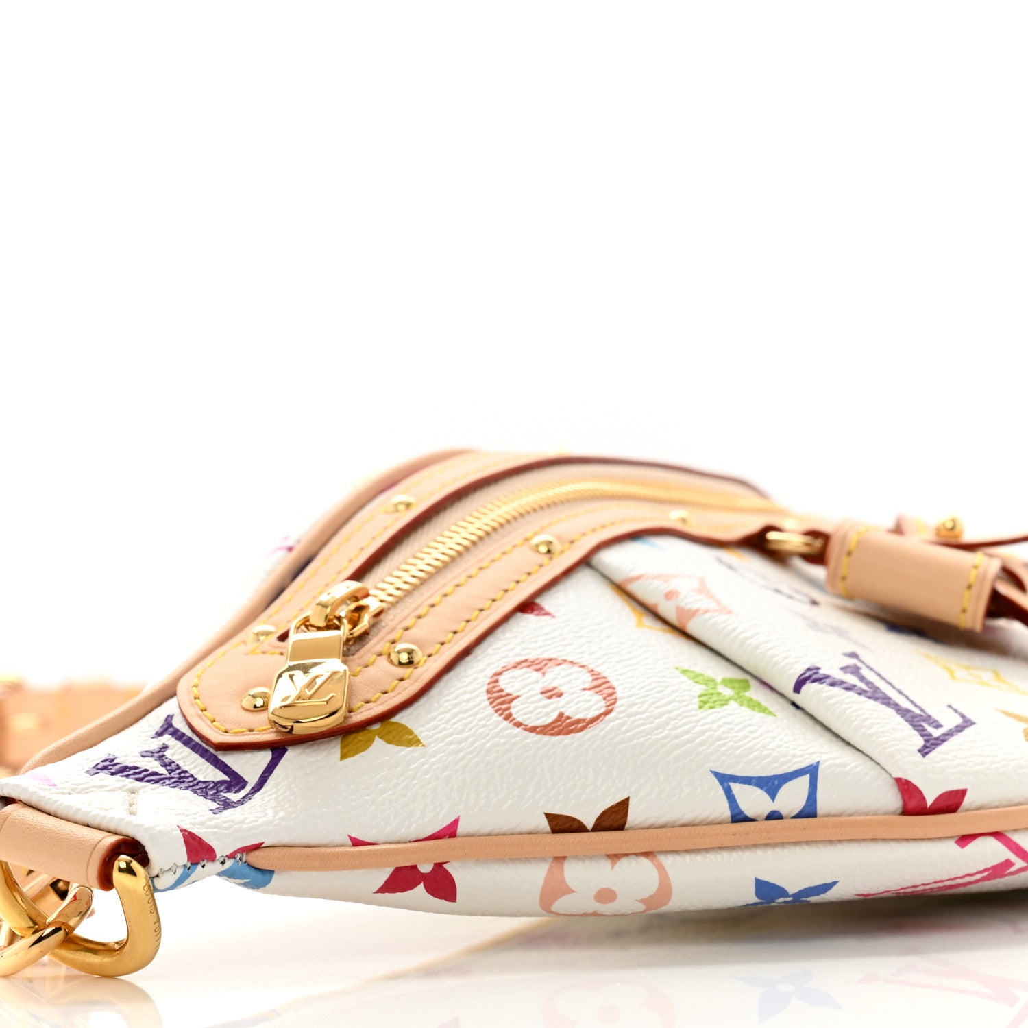 Louis Vuitton LV X TM Monogram Multicolor High Rise Bumbag White 8 of 10