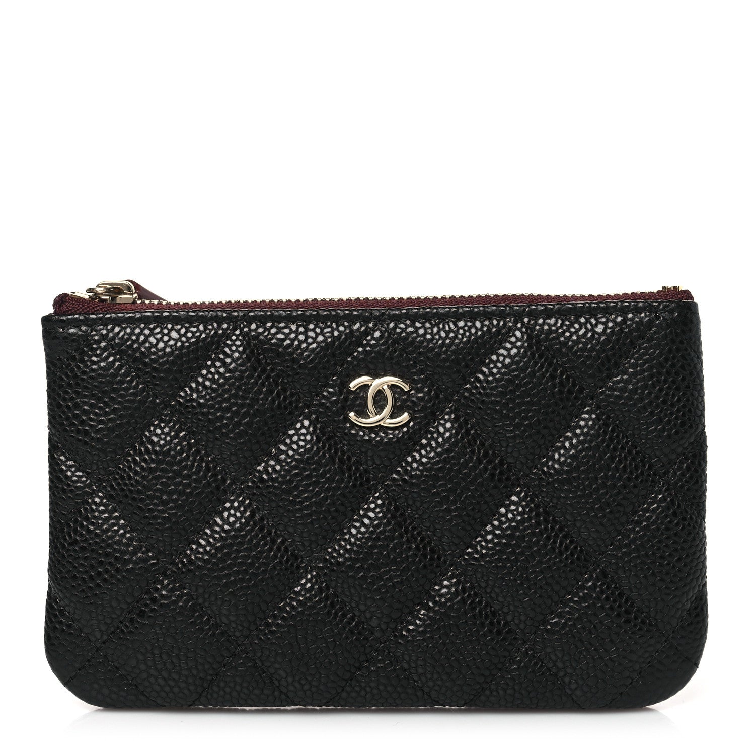 Chanel Caviar Quilted Small Cosmetic Case Black 1 of 8