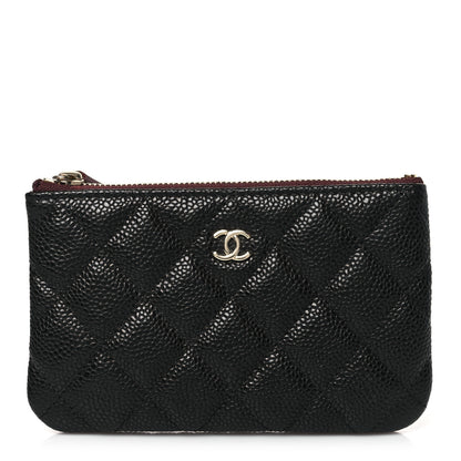 Chanel Caviar Quilted Small Cosmetic Case Black 1 of 8