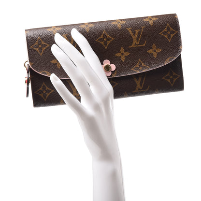 Louis Vuitton Monogram Bloom Flower Emilie Wallet 2 of 8