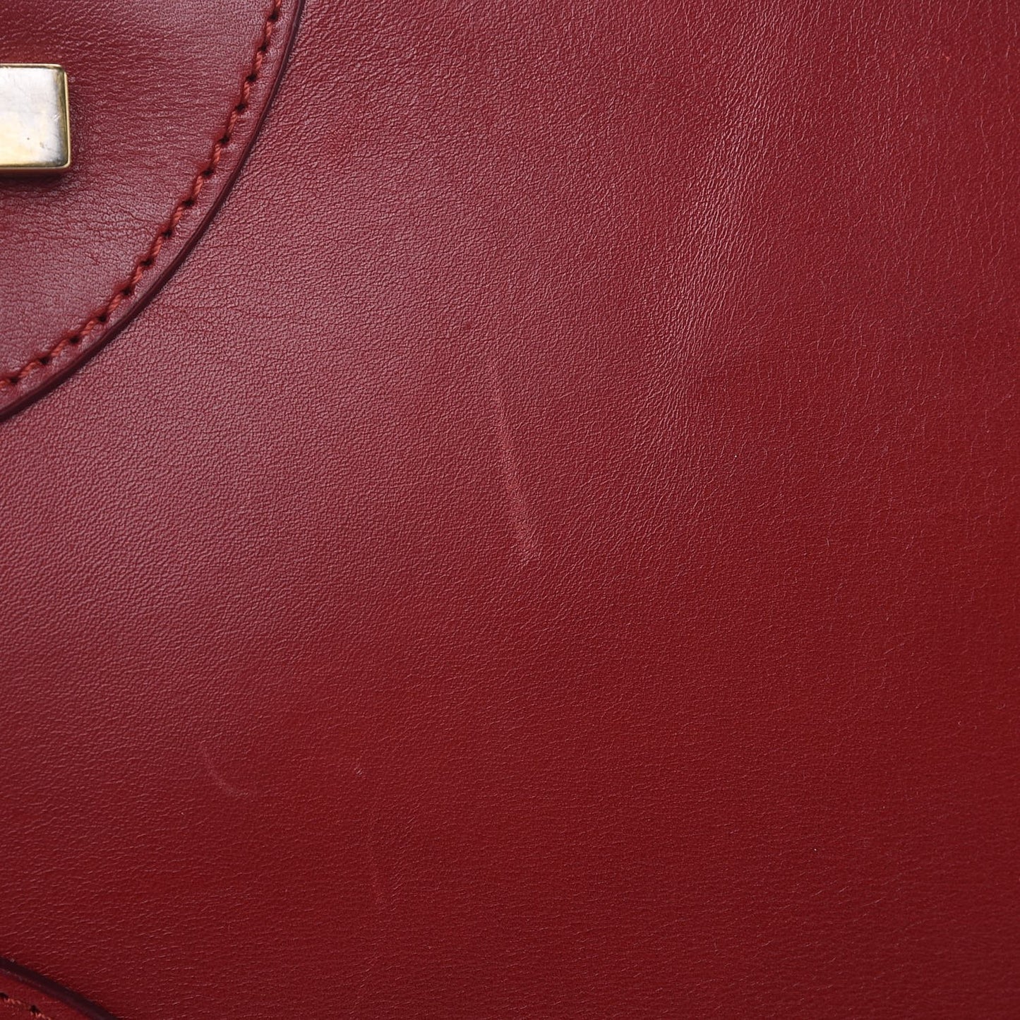 Smooth Calfskin Mini Luggage Red