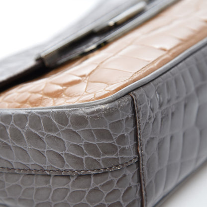 Prada Crocodile Shoulder Bag Multicolor 8 of 11