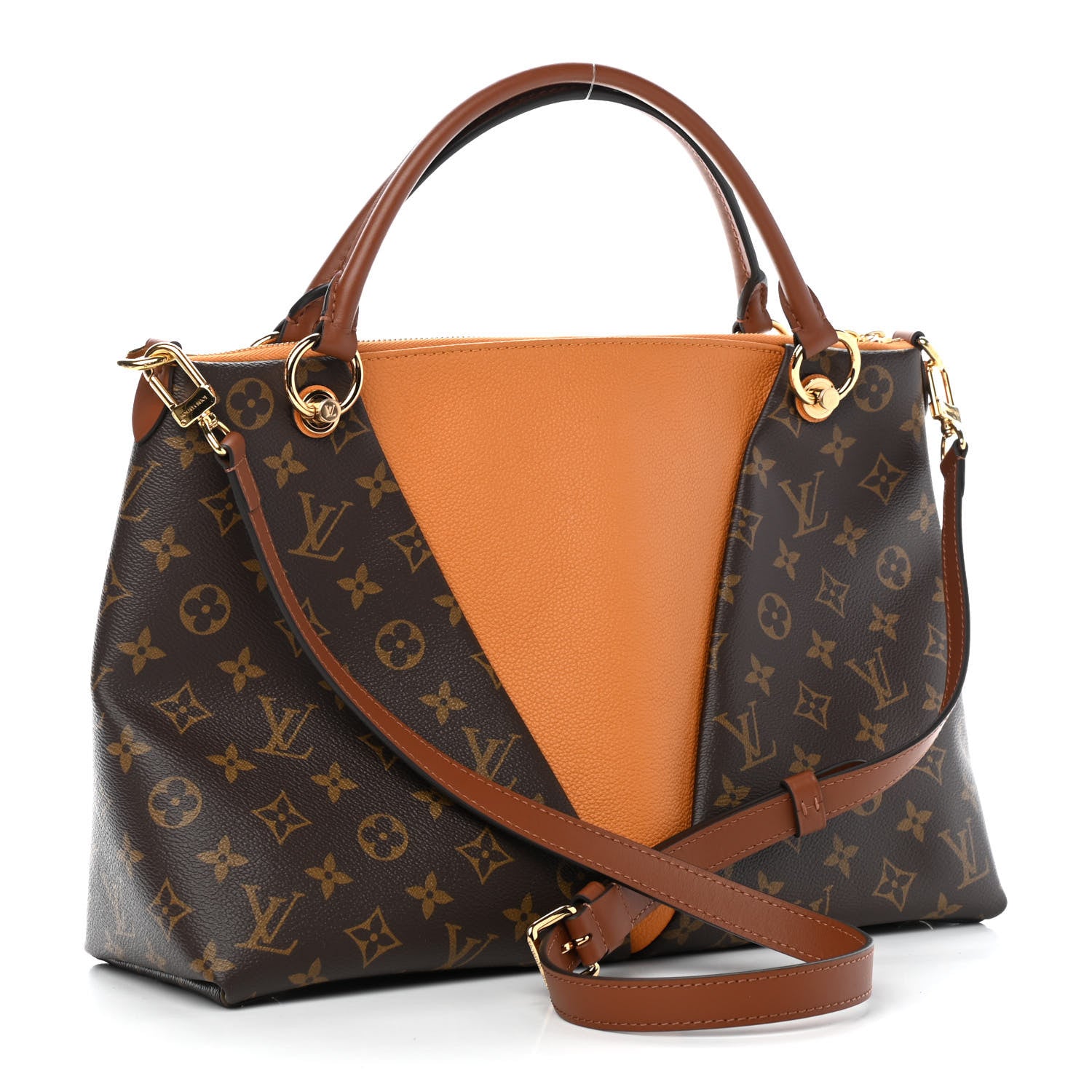 Louis Vuitton Monogram V Tote MM Safran 3 of 9