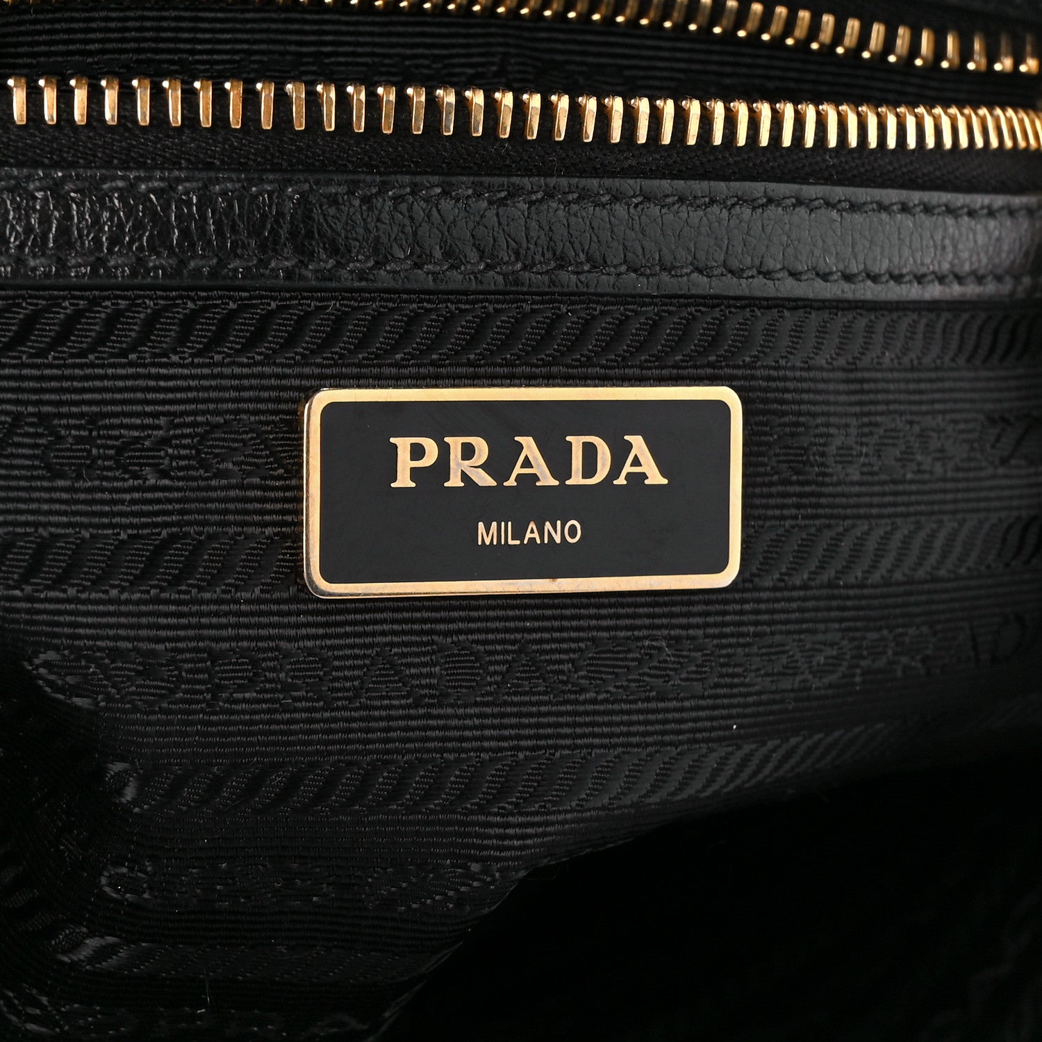 Prada Glace Calf Logo Crossbody Black 6 of 12