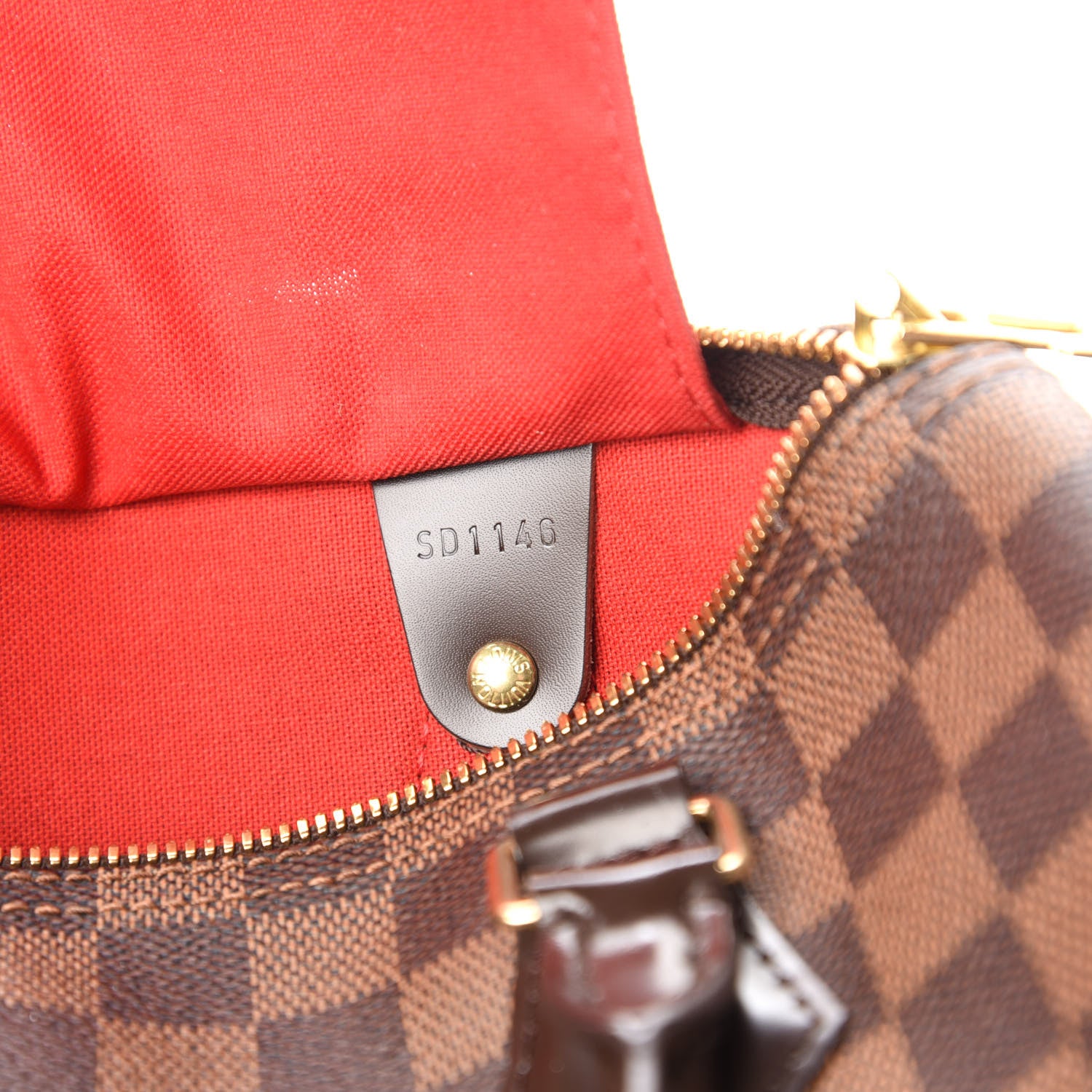 Louis Vuitton Damier Ebene Speedy Bandouliere 25 9 of 10