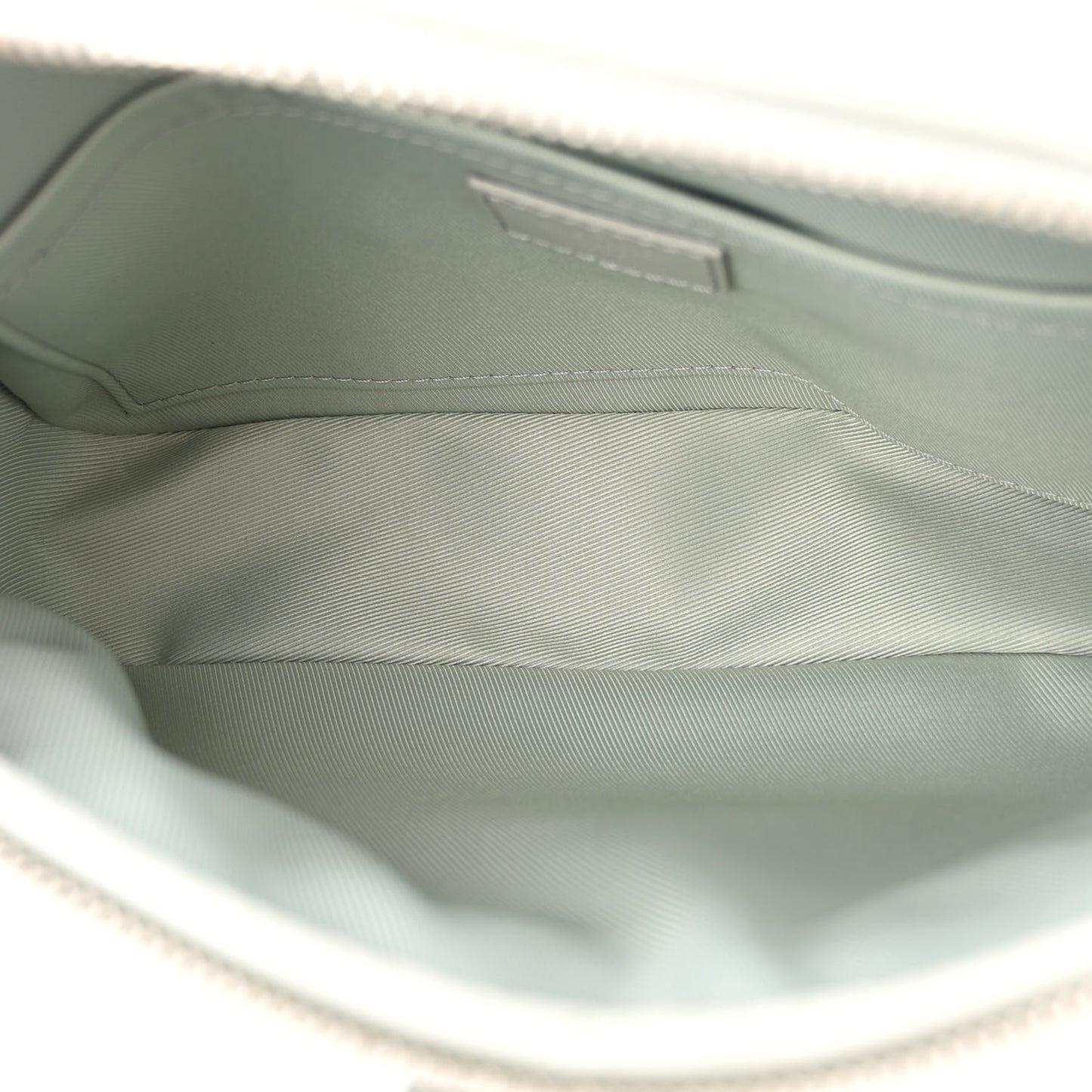 Taurillon Monogram S Lock Messenger Mineral Gray