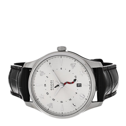 Gucci Stainless Steel Alligator 40mm G-Timeless Snake Hand Automatic Watch 2 of 5
