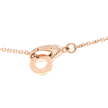 Bulgari 18K Rose Gold Diamond Carnelian Divas' Dream Pendant Necklace 4 of 5