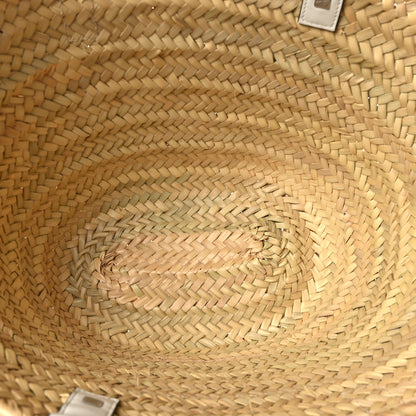 Loewe Raffia Small Basket Tote Bag Natural White 5 of 8