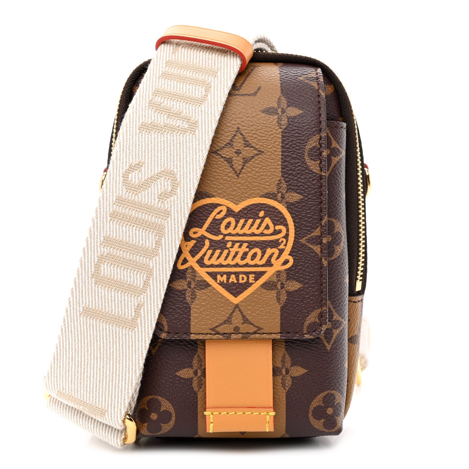 Louis Vuitton X NIGO Reverse Monogram Flat Double Phone Pouch 1 of 10