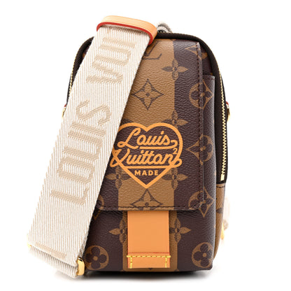 Louis Vuitton X NIGO Reverse Monogram Flat Double Phone Pouch 1 of 10