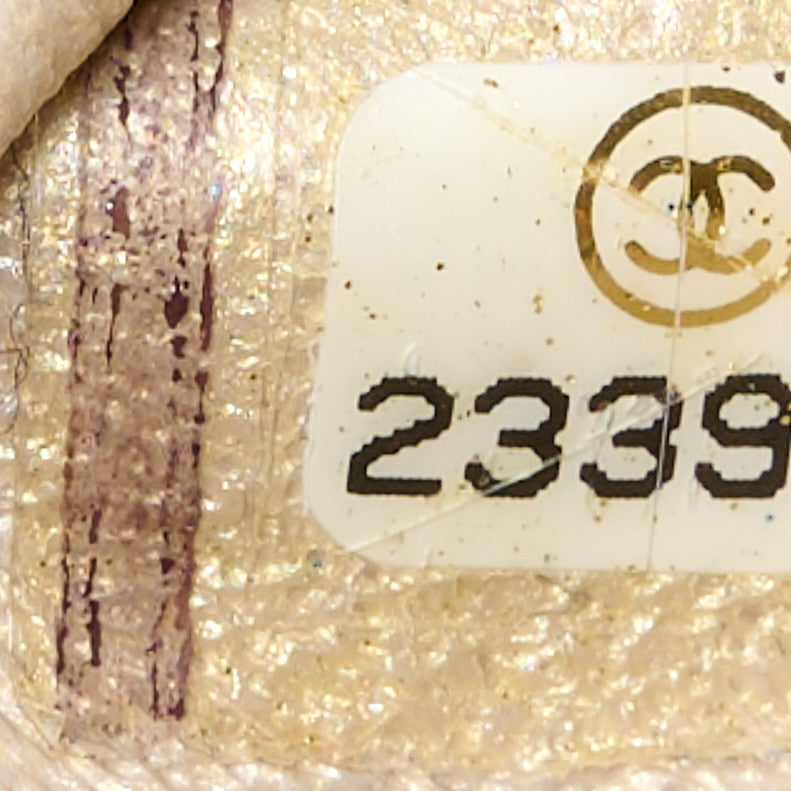 Chanel Metallic Caviar Quilted Medium Double Flap Light Gold 8 of 12