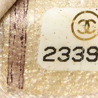 Chanel Metallic Caviar Quilted Medium Double Flap Light Gold 8 of 12